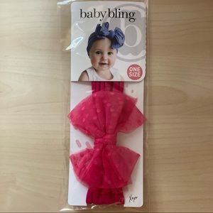 NWT Baby Bling bow
